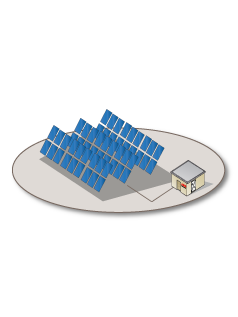 Solar Power Plant Solar Power Plant, PV Inverters, Solar field, Protect